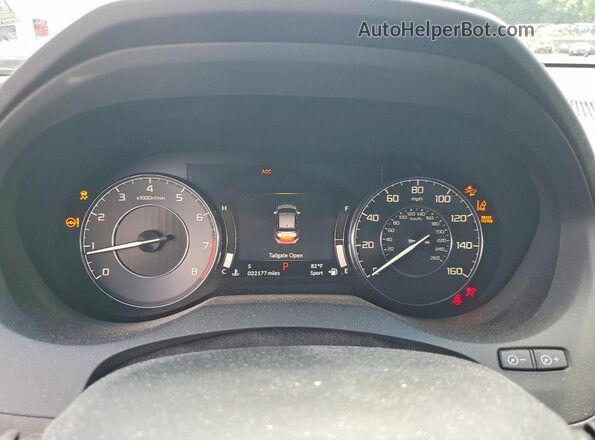 5J8TC2H5XML027566 2021 ACURA RDX Gray Instrument cluster view