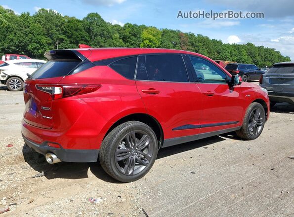 5J8TC2H60LL028443 2020 ACURA RDX Red Trasero derecho