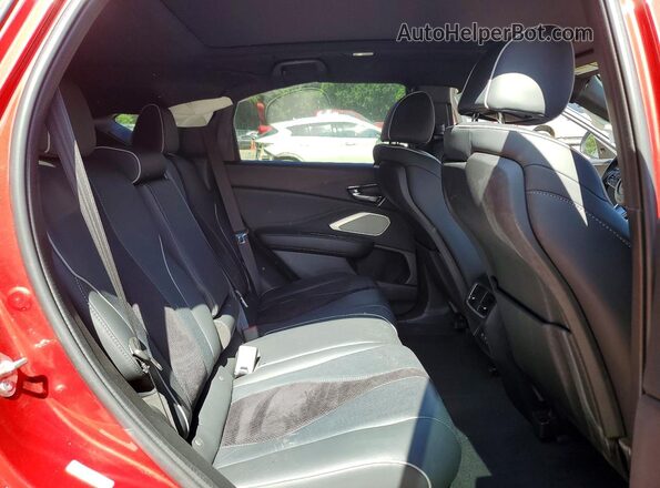 5J8TC2H60LL028443 2020 ACURA RDX Red Vista de los asientos traseros