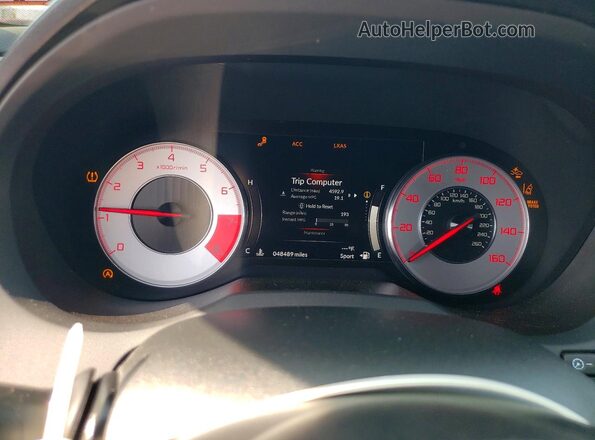 5J8TC2H61KL003016 2019 ACURA RDX Красный Вид щитка приборов