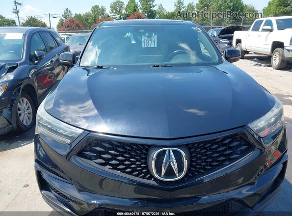 5J8TC2H61KL010242 2019 ACURA RDX Black Instrument cluster view