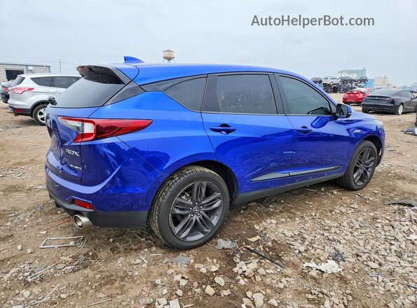 5J8TC2H61LL010386 2020 ACURA RDX Blue Trasero derecho