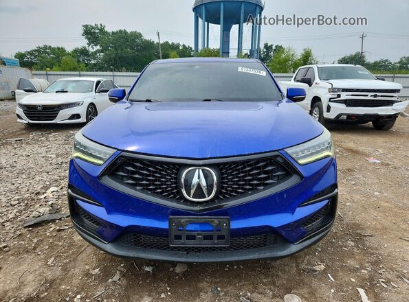 5J8TC2H61LL010386 2020 ACURA RDX Blue Vista frontal