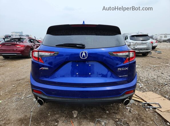 5J8TC2H61LL010386 2020 ACURA RDX Blue Vista trasera