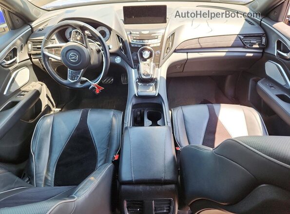 5J8TC2H62KL035697 2019 ACURA RDX Blue Vista del salpicadero