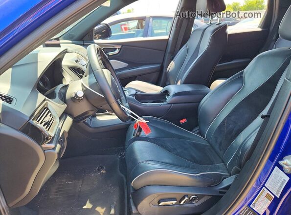 5J8TC2H62KL035697 2019 ACURA RDX Blue Vista interior delantera
