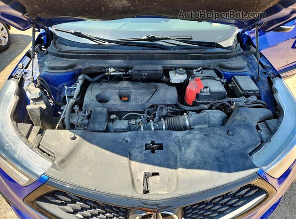 5J8TC2H62KL035697 2019 ACURA RDX Blue Vista interior trasera