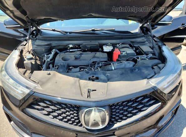 5J8TC2H64KL023308 2019 ACURA RDX Black Engine compartment view