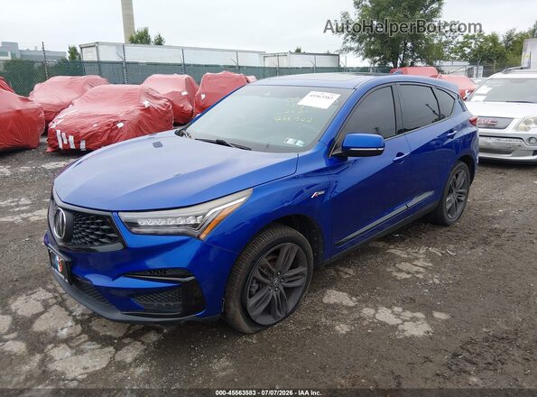 5J8TC2H64ML028902 2021 ACURA RDX Blue Vista tres cuartos delantera izquierda