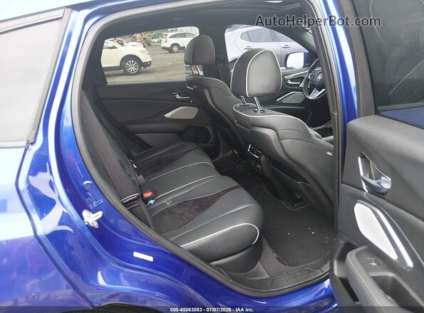 5J8TC2H64ML028902 2021 ACURA RDX Blue Vista de la etiqueta del VIN