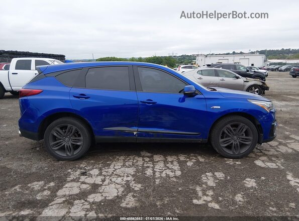 5J8TC2H64ML028902 2021 ACURA RDX Blue Vista del cuadro de instrumentos