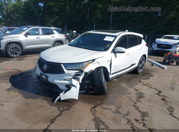 5J8TC2H64ML039222 2021 ACURA RDX White Vista tres cuartos delantera izquierda