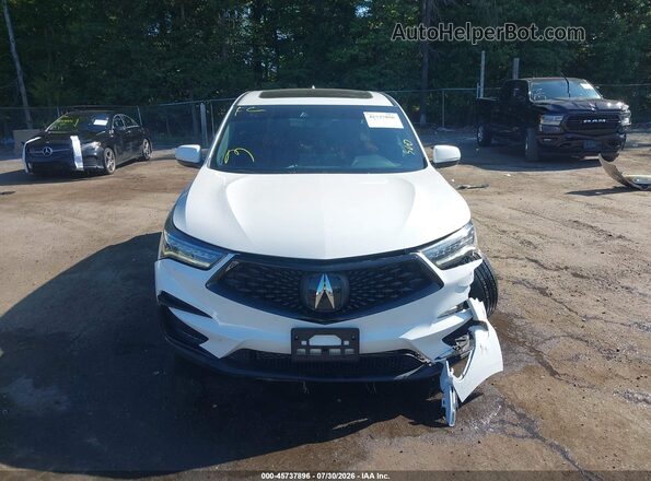 5J8TC2H64ML039222 2021 ACURA RDX White Vista del cuadro de instrumentos