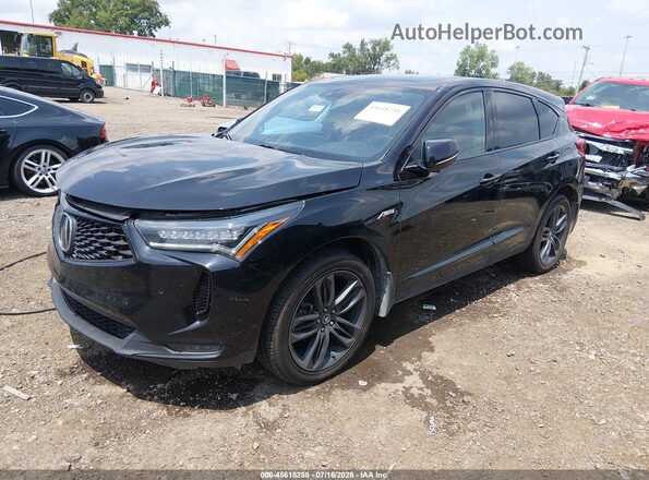 5J8TC2H65NL802768 2022 ACURA RDX Черный Передняя левая четверть