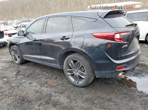 5J8TC2H67ML020695 2021 ACURA RDX Black Trasero izquierdo
