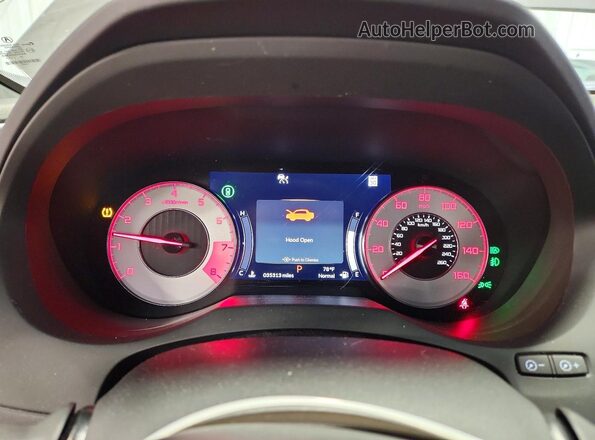5J8TC2H69PL002803 2023 ACURA RDX Gray Вид щитка приладів