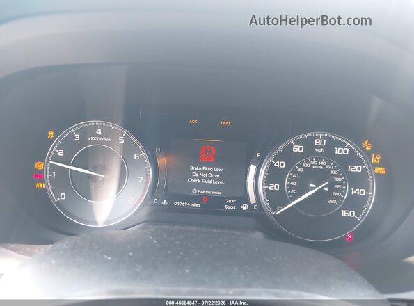 5J8TC2H71KL022402 2019 ACURA RDX Красный Вид задних сидений