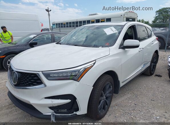 5J8TC2H71LL010638 2020 ACURA RDX White Vista tres cuartos delantera izquierda