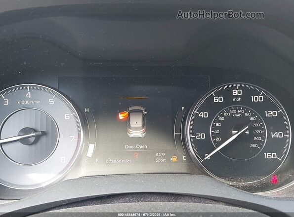 5J8TC2H71LL010638 2020 ACURA RDX White Vista de los asientos traseros