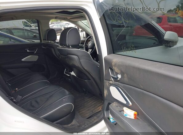 5J8TC2H71LL010638 2020 ACURA RDX White Vista de la etiqueta del VIN