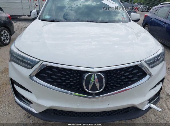 5J8TC2H71LL010638 2020 ACURA RDX White Vista del cuadro de instrumentos