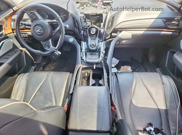 5J8TC2H75KL004775 2019 ACURA RDX White Dashboard view