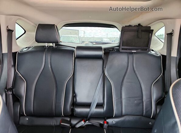 5J8TC2H75LL021819 2020 ACURA RDX Black Vista de los asientos traseros