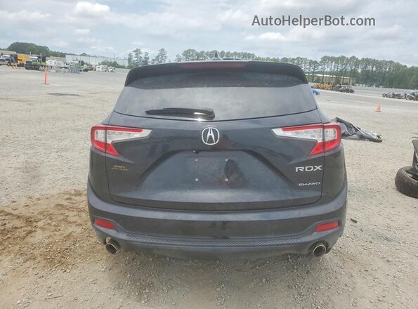 5J8TC2H76KL004980 2019 ACURA RDX Black Вид ззаду