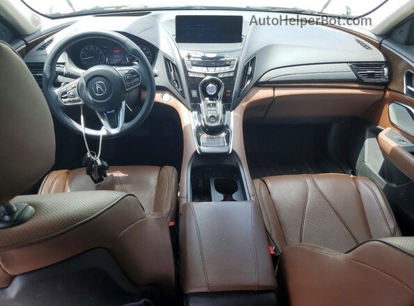 5J8TC2H78KL014233 2019 ACURA RDX White Vista del salpicadero