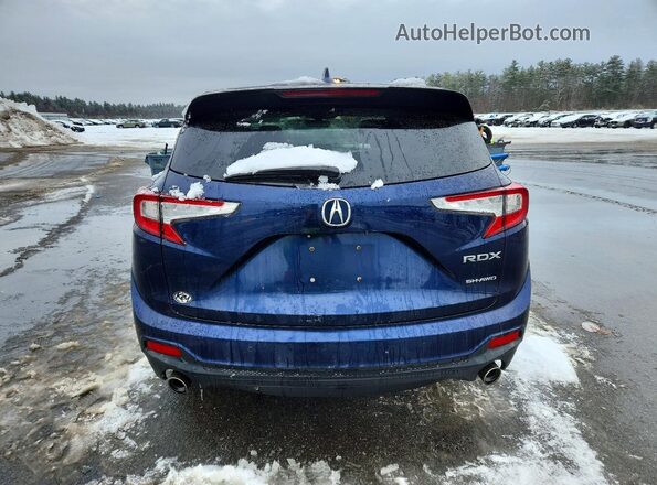 5J8TC2H78LL020437 2020 ACURA RDX Blue Հետևի տեսք