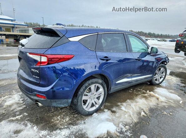 5J8TC2H78LL020437 2020 ACURA RDX Blue Հետևի աջ