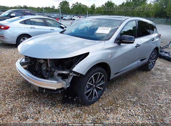 5J8TC2H83SL000877 2025 ACURA RDX Silver წინა მარცხენა ხედი სამი მეოთხედიდან