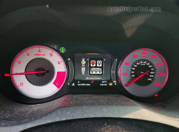 5J8TC2H86SL007080 2025 ACURA RDX Синий Вид щитка приборов