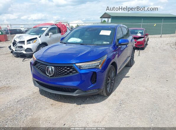 5J8TC2H8XNL012352 2022 ACURA RDX Blue Przód lewy