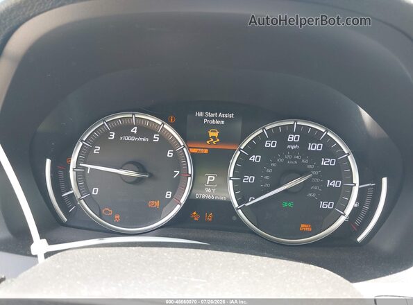 5J8YD3H33LL016348 2020 ACURA MDX White Vista de los asientos traseros