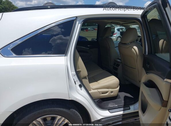 5J8YD3H33LL016348 2020 ACURA MDX White Vista de la etiqueta del VIN