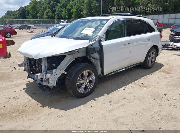 5J8YD3H33LL016348 2020 ACURA MDX White Vista tres cuartos delantera izquierda
