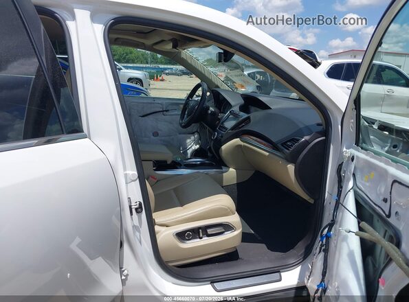 5J8YD3H33LL016348 2020 ACURA MDX White Vista interior delantera