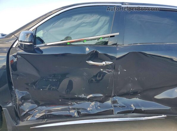 5J8YD3H35JL010757 2018 ACURA MDX Black Սալոնի դիմացի տեսք
