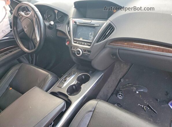 5J8YD3H35JL010757 2018 ACURA MDX Black Առջևի վահանակի տեսք