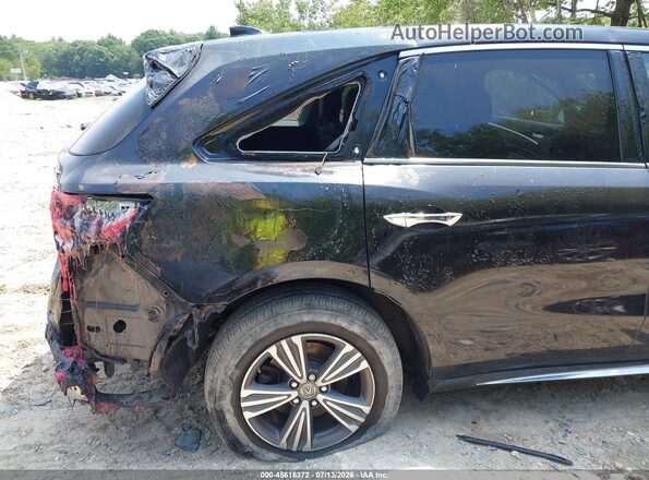 5J8YD3H36KL012132 2019 ACURA MDX Черный Вид задней части салона