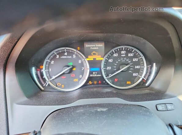 5J8YD3H37LL015171 2020 ACURA MDX Gray Widok zestawu wskaźników