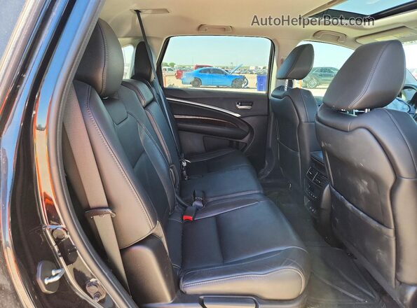 5J8YD3H37LL015171 2020 ACURA MDX Gray Widok wnętrza z tyłu