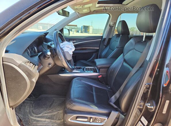 5J8YD3H37LL015171 2020 ACURA MDX Gray Widok wnętrza z przodu