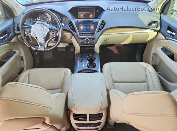 5J8YD3H52LL012793 2020 ACURA MDX White Dashboard view