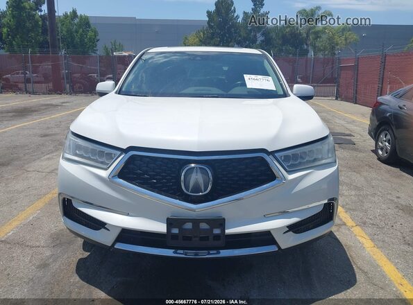 5J8YD3H55LL000525 2020 ACURA MDX White Vista del cuadro de instrumentos
