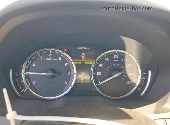 5J8YD3H55LL016711 2020 ACURA MDX Gray Սարքավորումների վահանակի տեսք