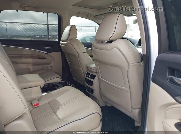 5J8YD3H81LL008633 2020 ACURA MDX White Vista de la etiqueta del VIN