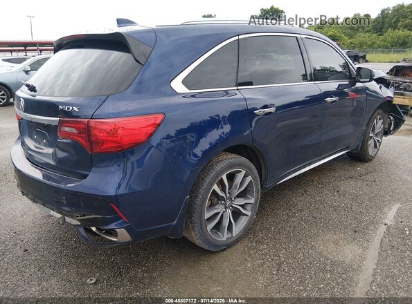 5J8YD3H86KL006472 2019 ACURA MDX Синий Задняя правая четверть
