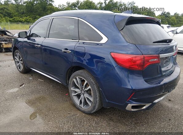 5J8YD3H86KL006472 2019 ACURA MDX Синий Задняя левая четверть
